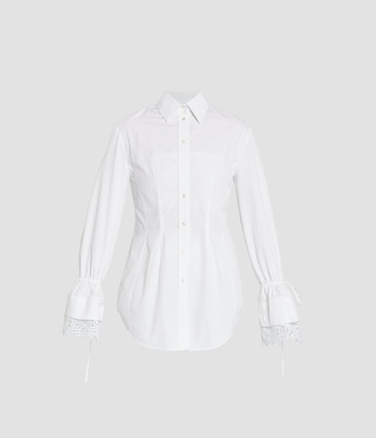 Long Sleeve Tie Detail Shirt