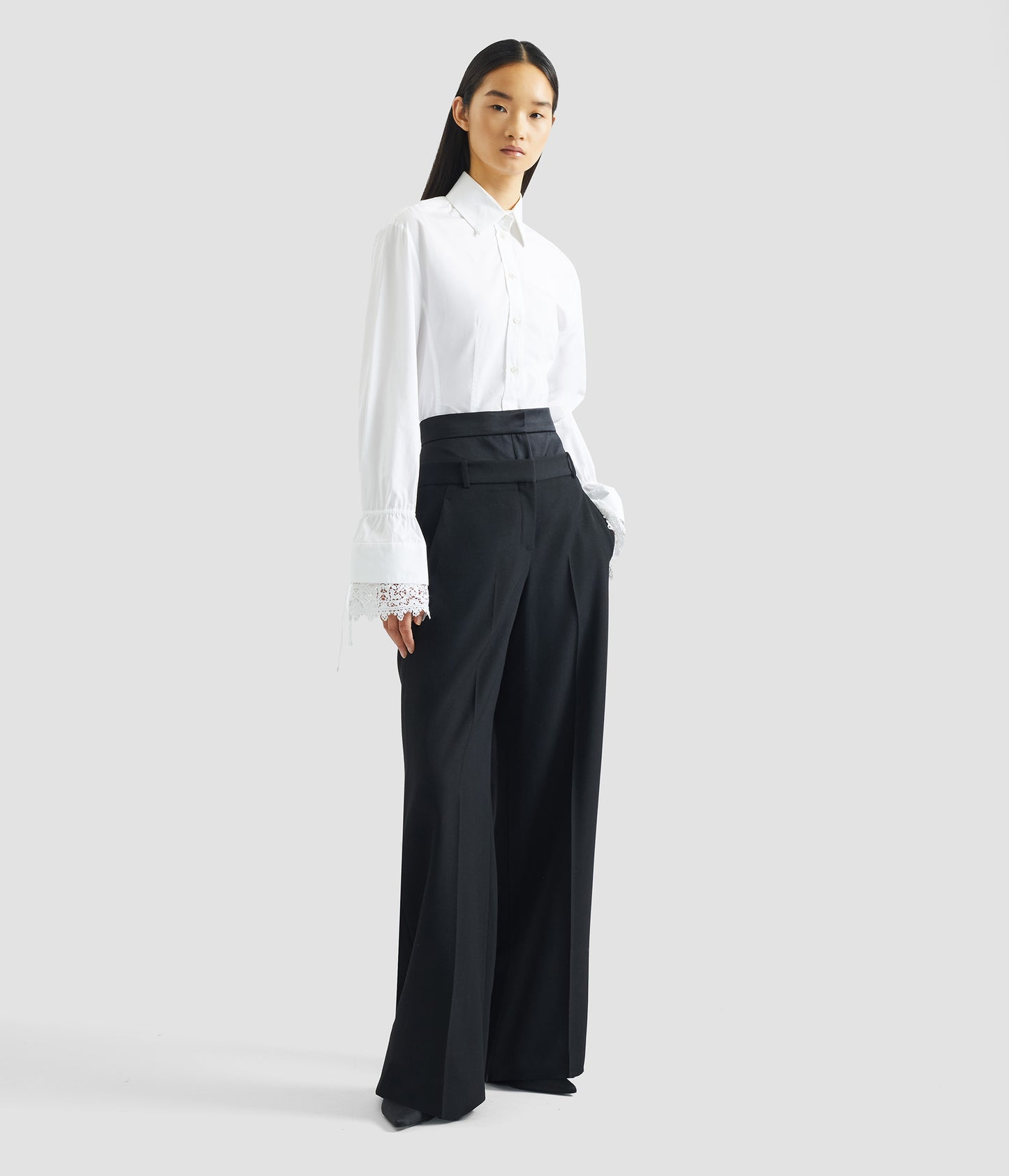 Cotton Poplin Long Sleeve Shirt