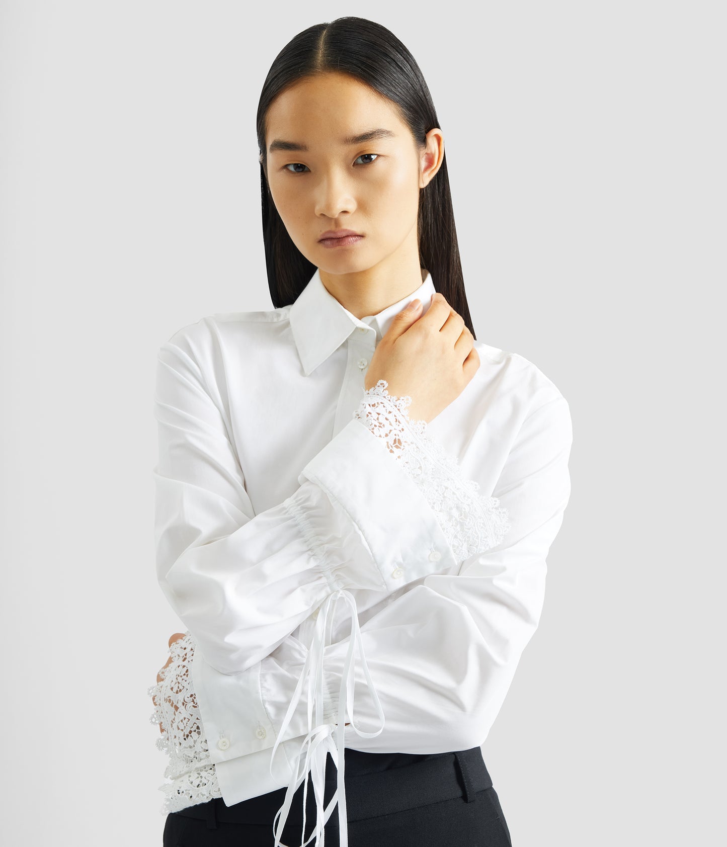 Cotton Poplin Long Sleeve Shirt