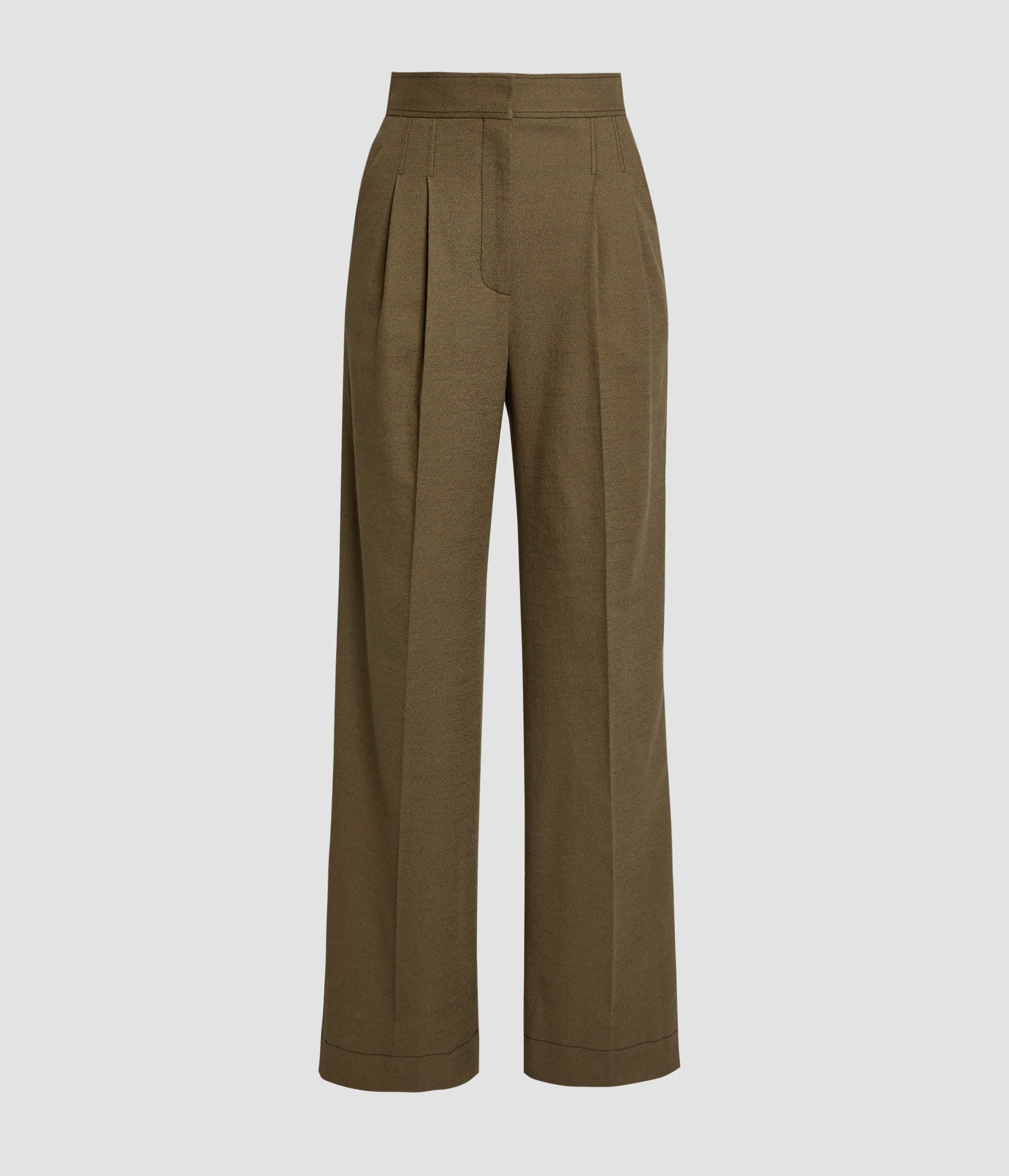 Crepe Wide Leg Trouser