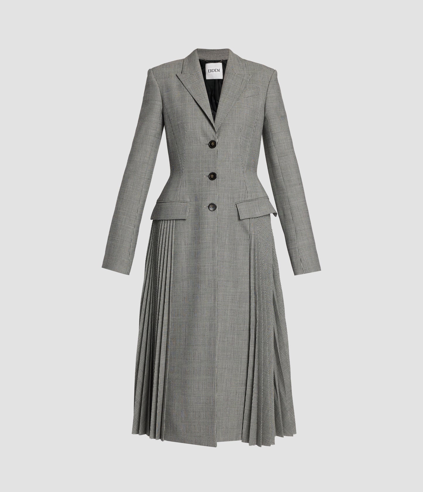Pleated Tailored Coat