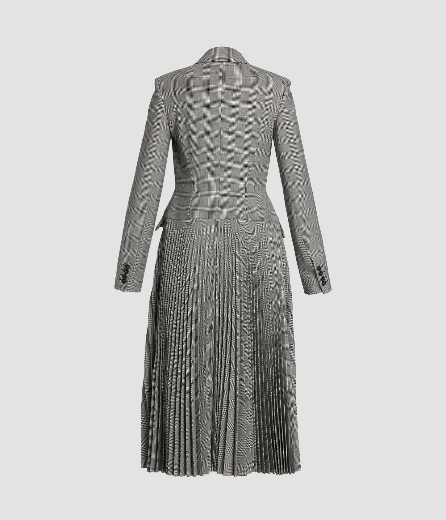 Pleated Tailored Coat
