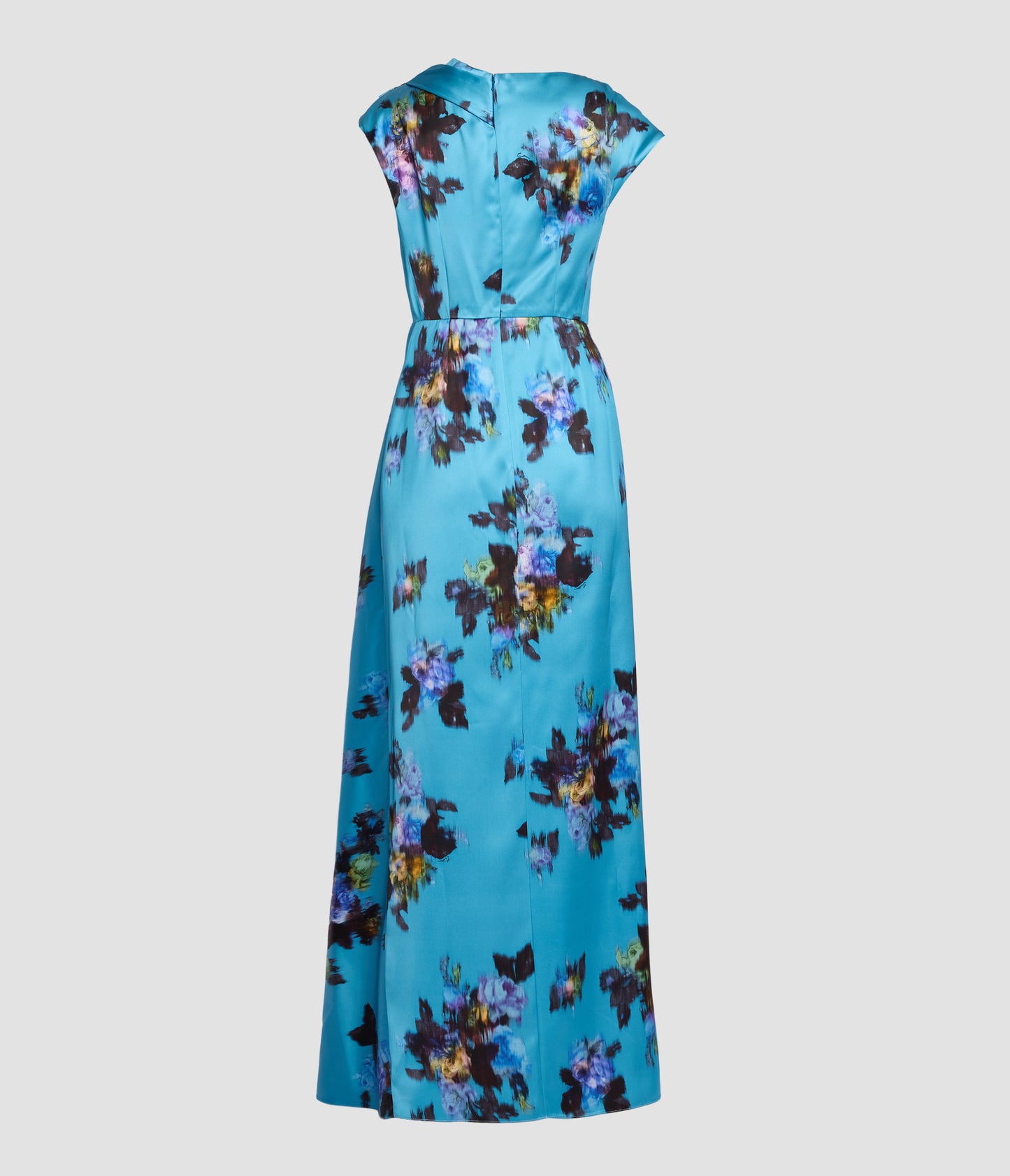 Floral Duchess Asymmetric Gown