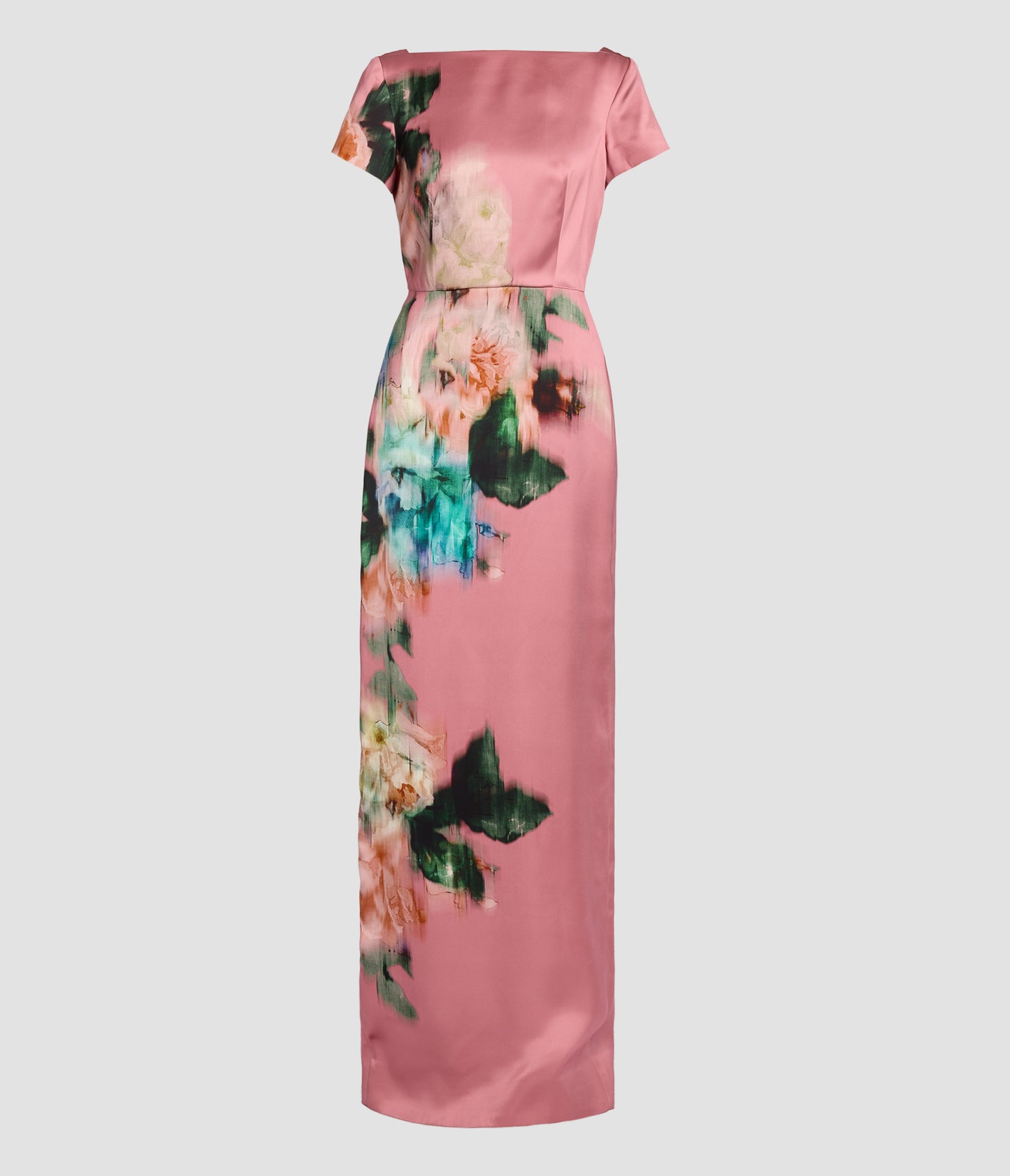 Floral Duchess Short Sleeve Gown
