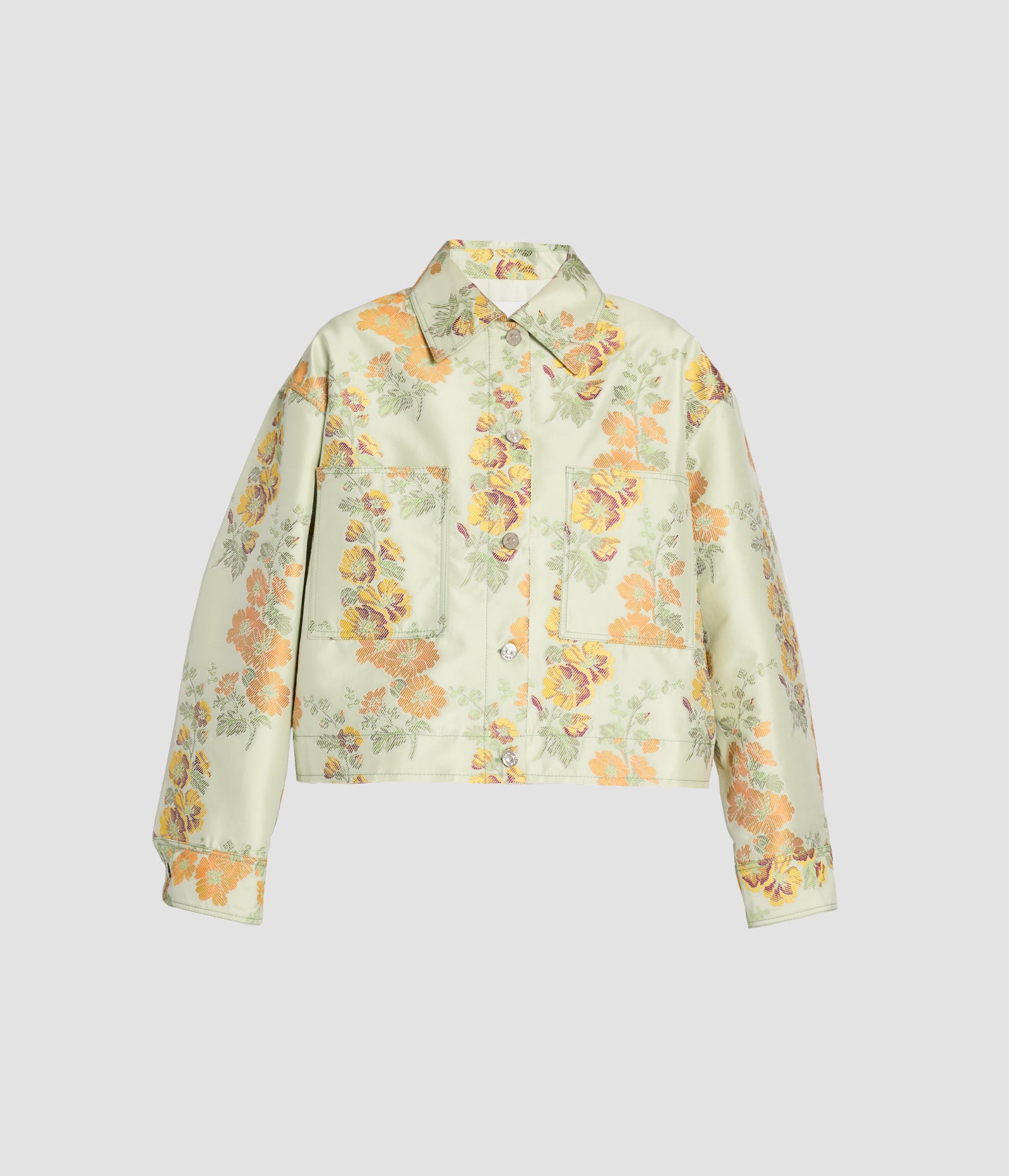 Hollyhock Jacquard Cropped Jacket