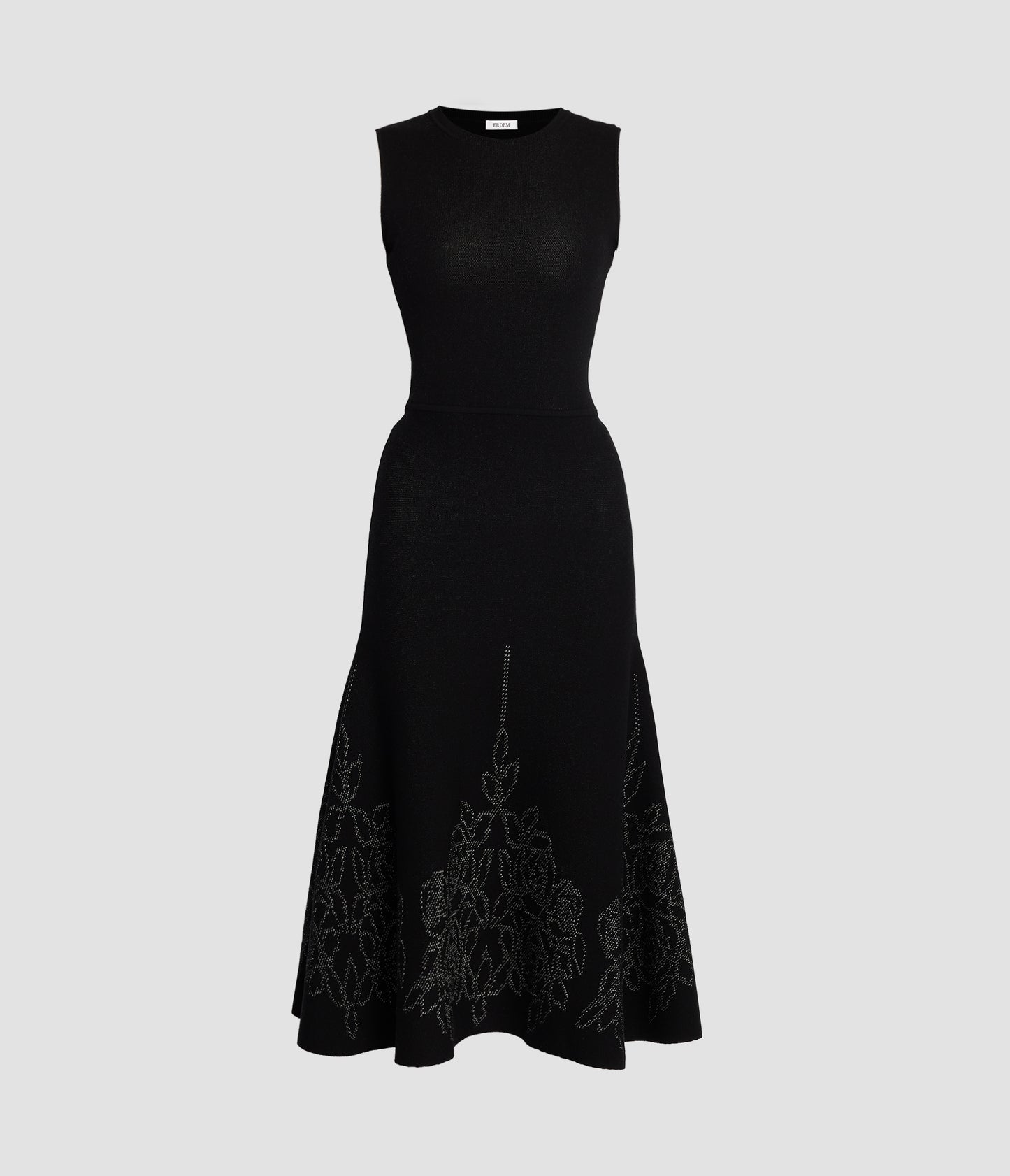 Floral Pointelle Knit Dress