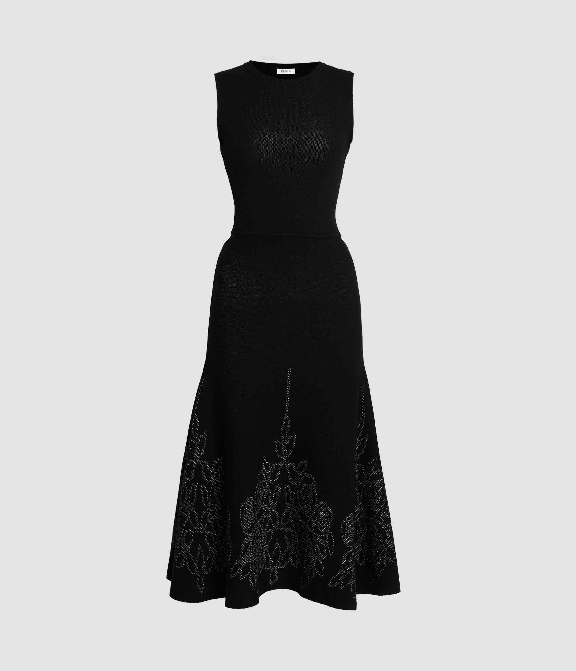 Floral Pointelle Knit Dress