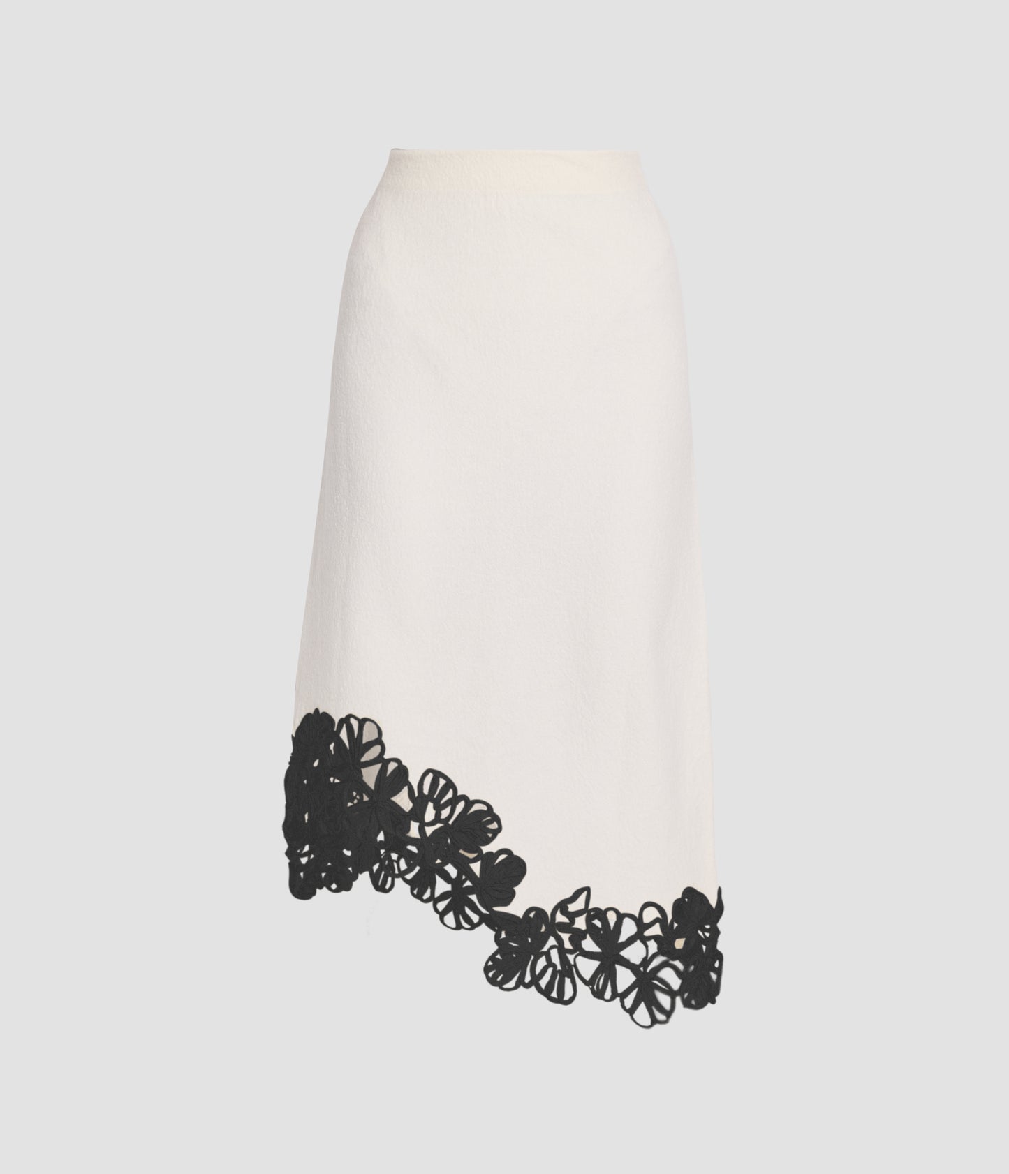 Cutout Midi Knit Skirt