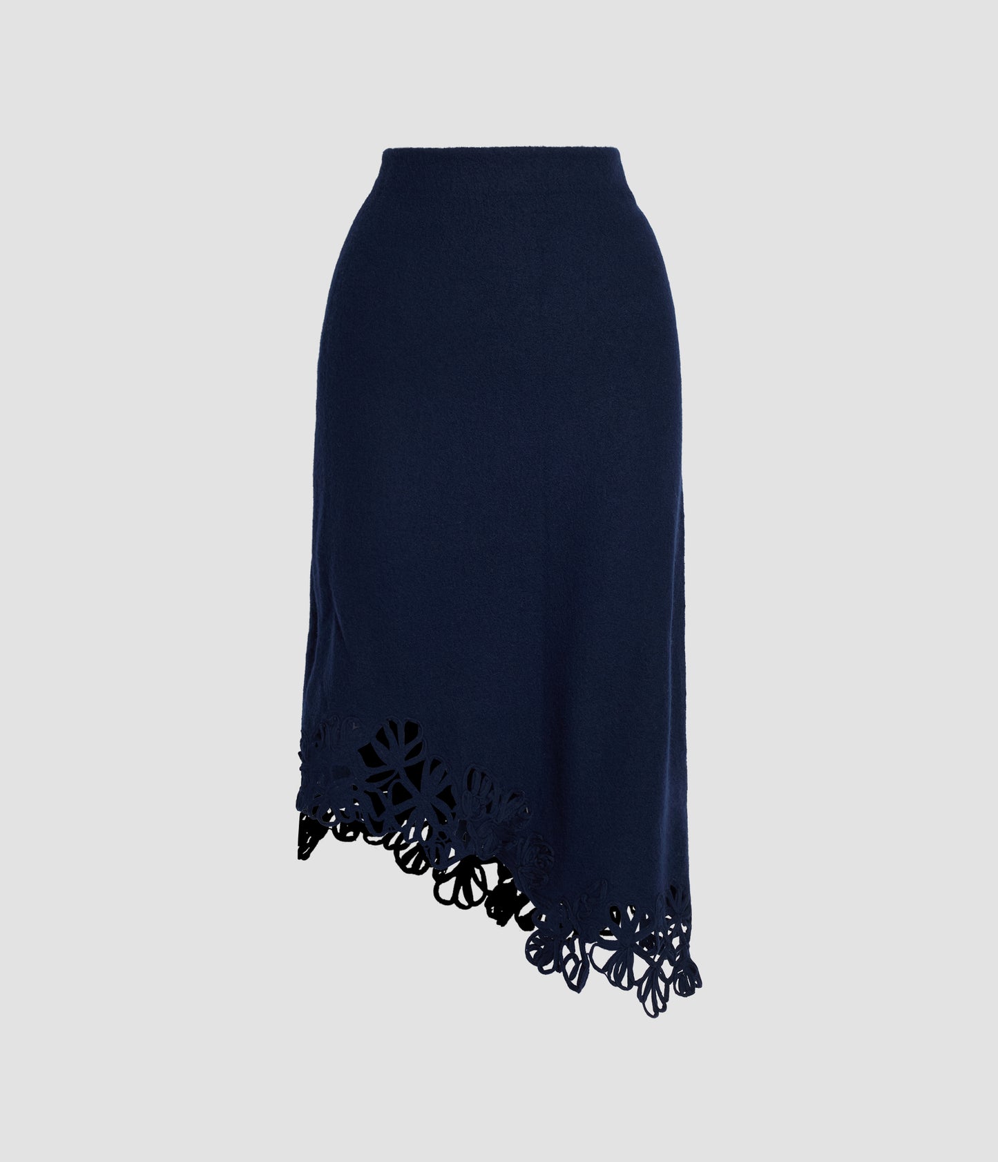 Cutout Midi Knit Skirt