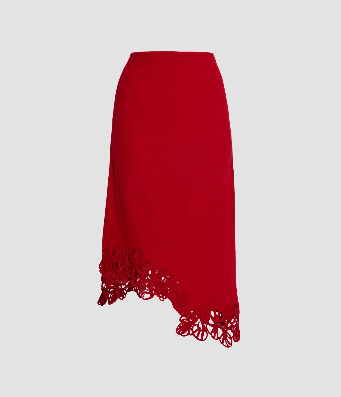 Cutout Midi Knit Skirt