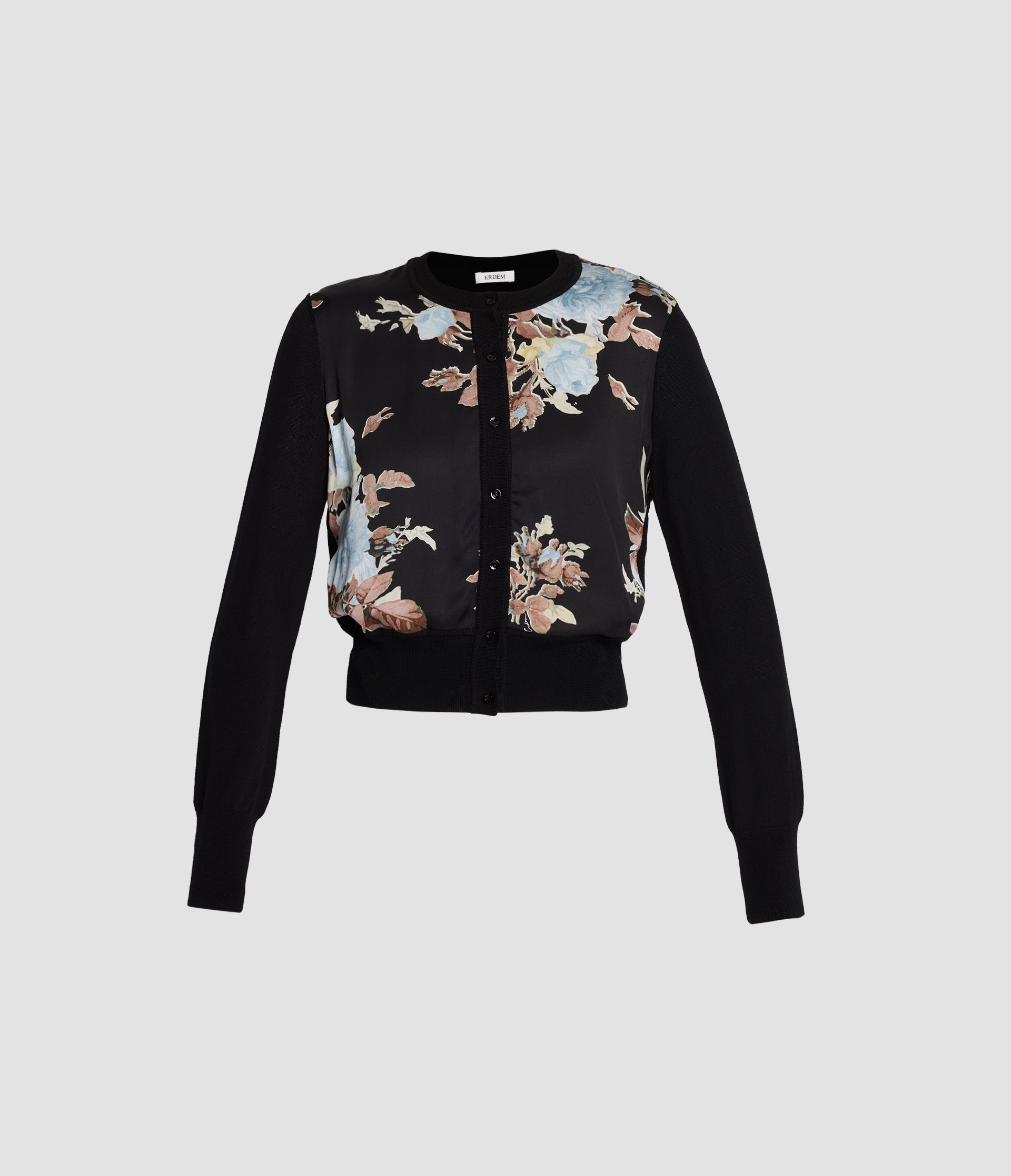 Cropped Merino Wool Cardigan