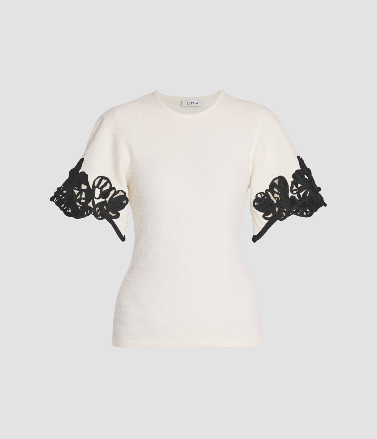 Cutout Short Sleeve Knit Top