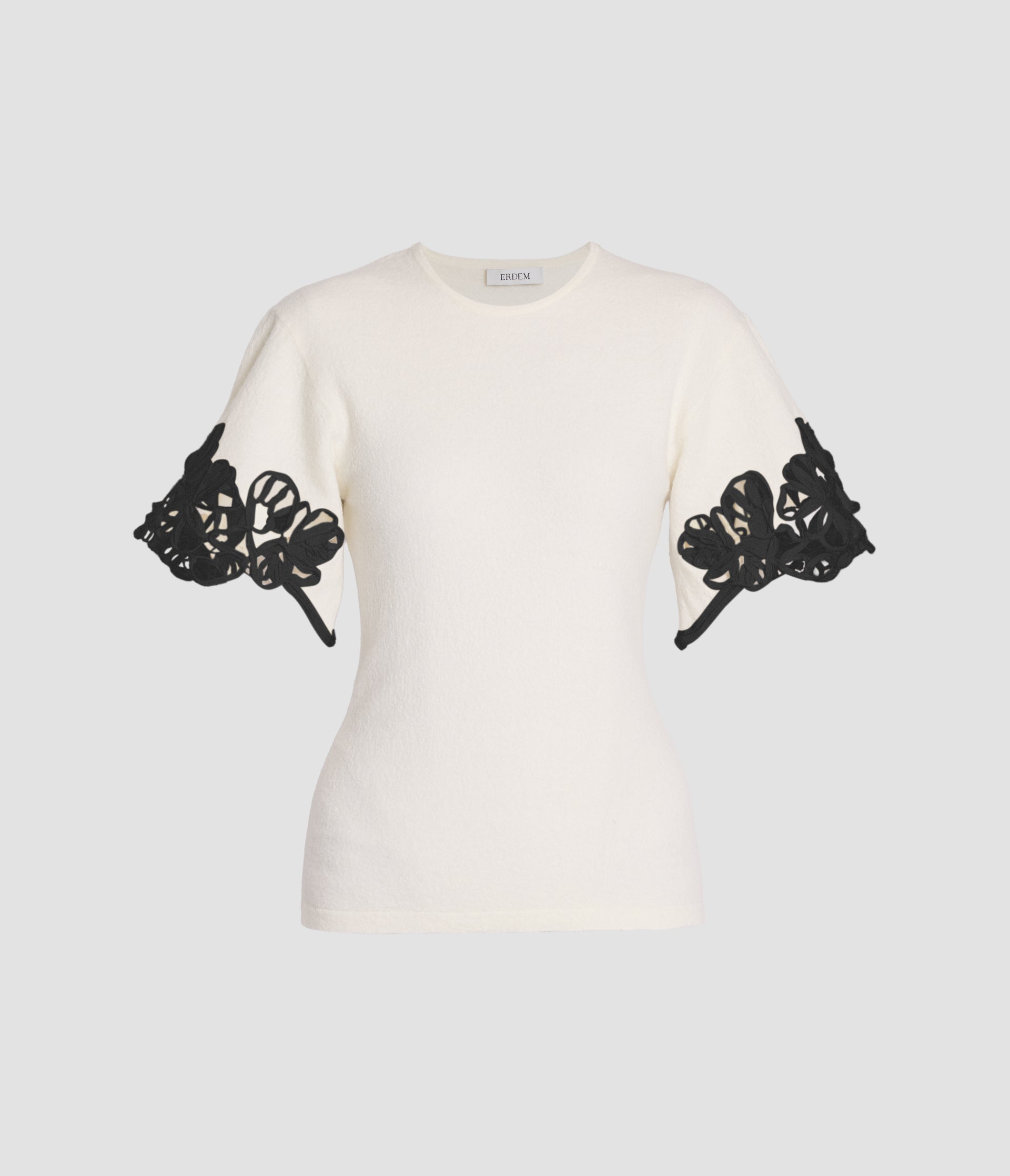Cutout Short Sleeve Knit Top