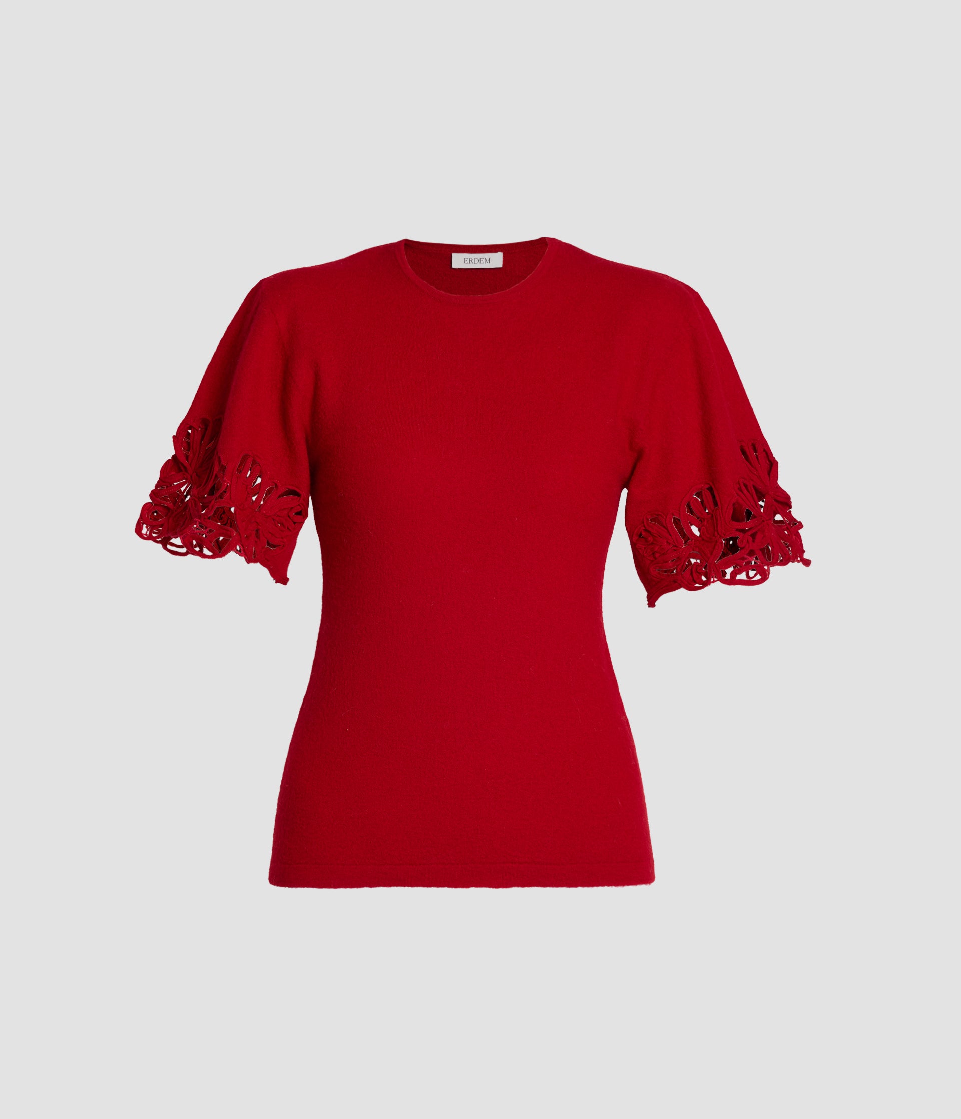 Cutout Short Sleeve Knit Top