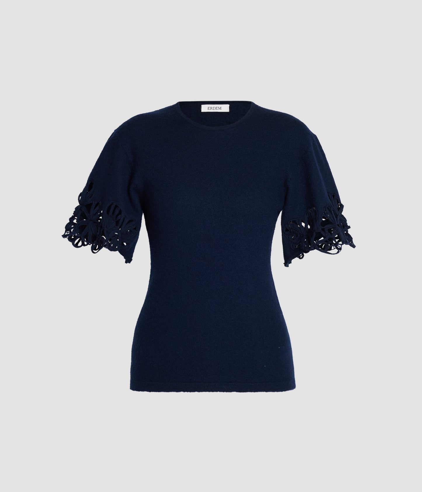 Cutout Short Sleeve Knit Top