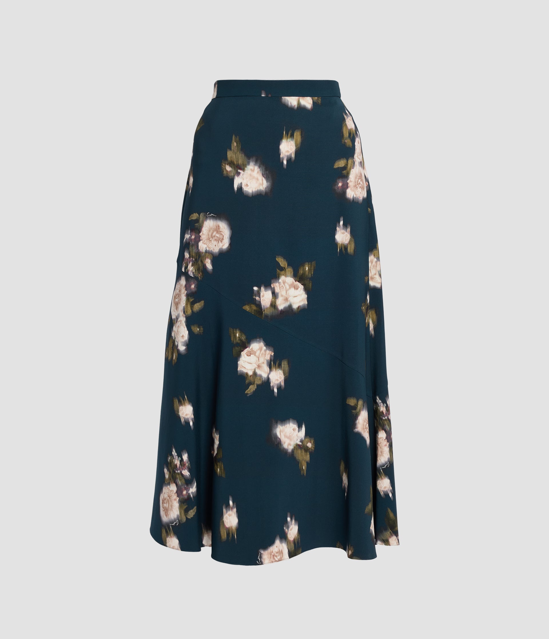 Floral Cady Midi Skirt