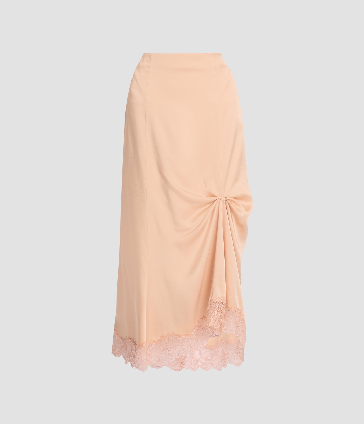 Satin Cady A Line Skirt