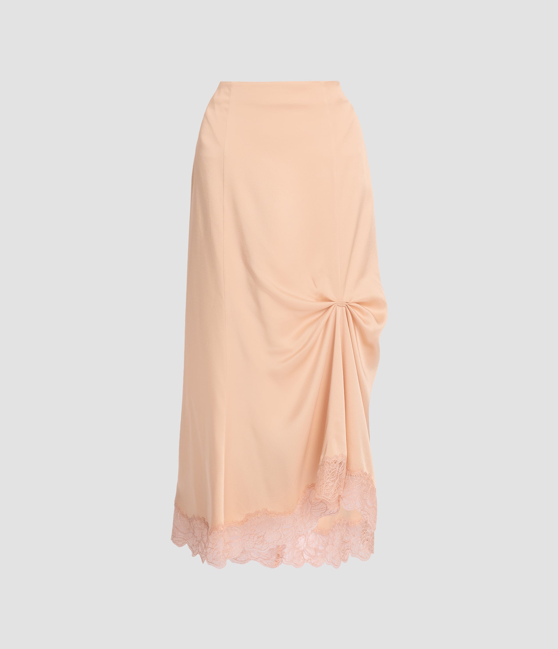 Satin Cady A Line Skirt
