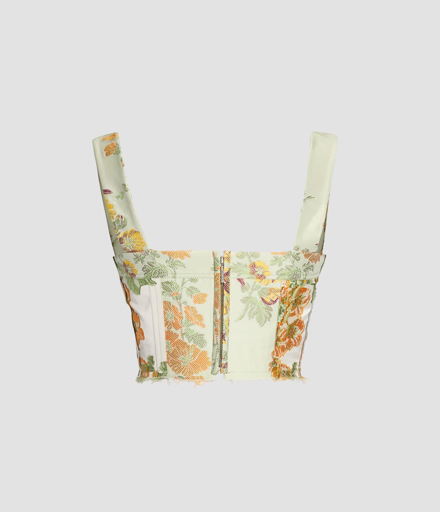 Hollyhock Jacquard Cropped Bra Top