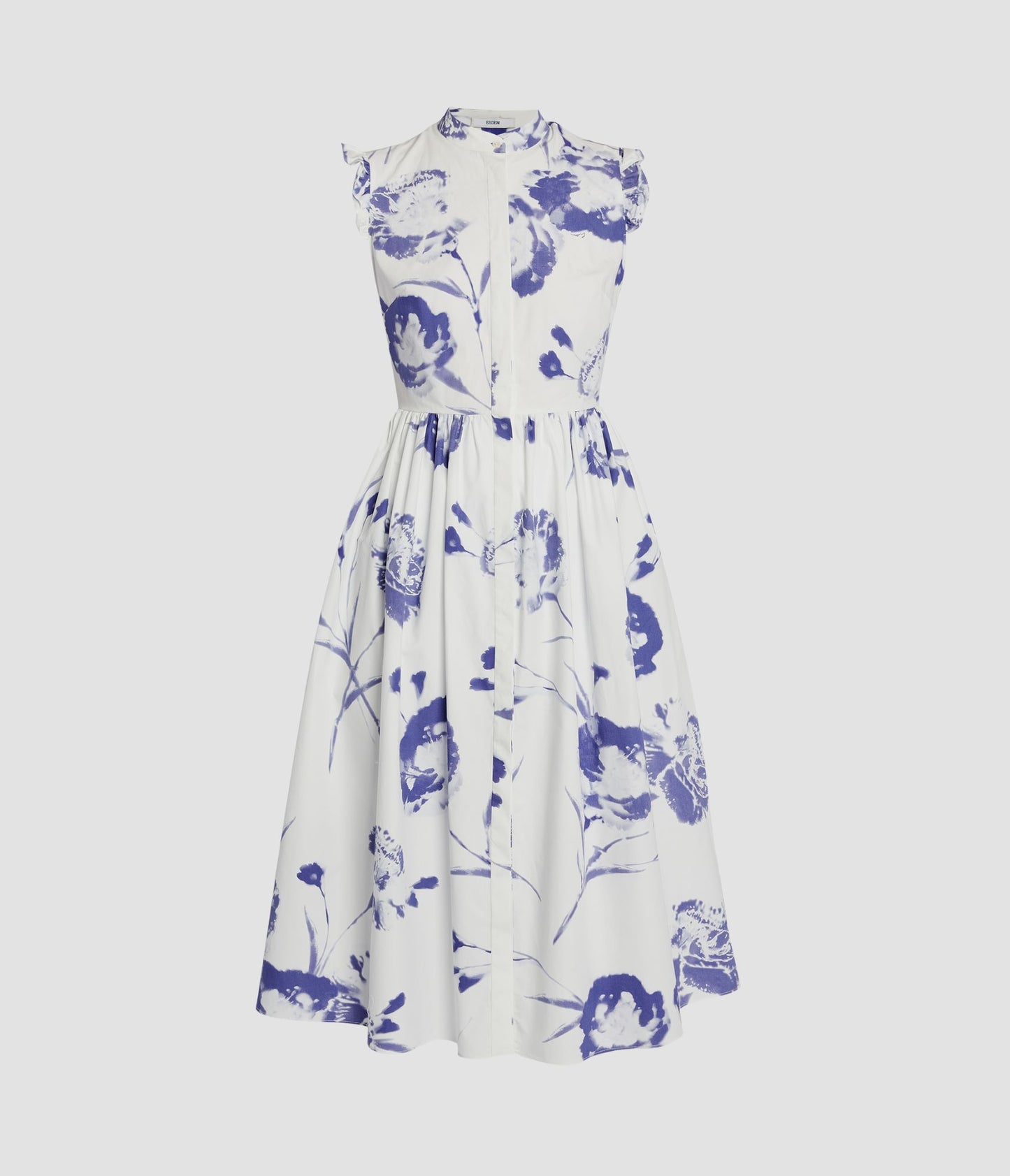 Sleeveless Flared Midi Dress