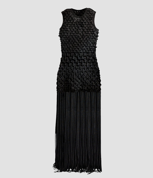 Lurex Crochet Dress