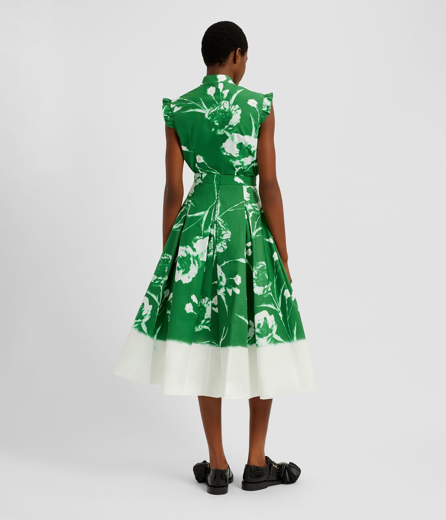 Pleated Midi Skirt