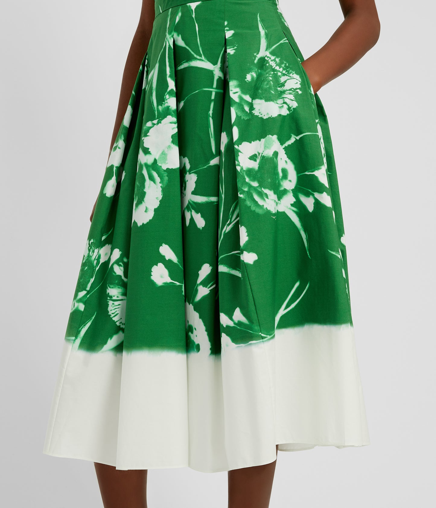 Pleated Midi Skirt