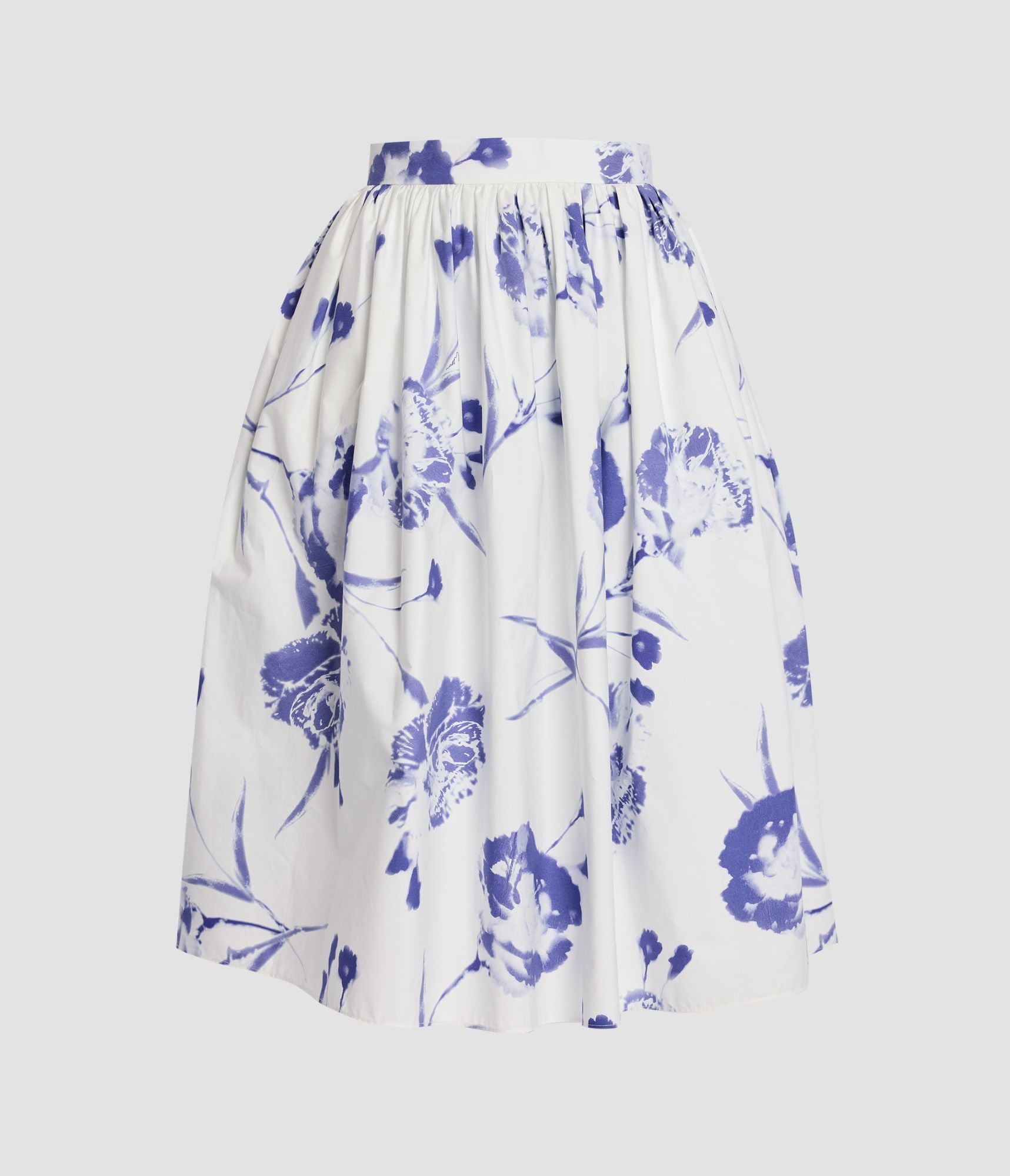 Gathered Midi Skirt