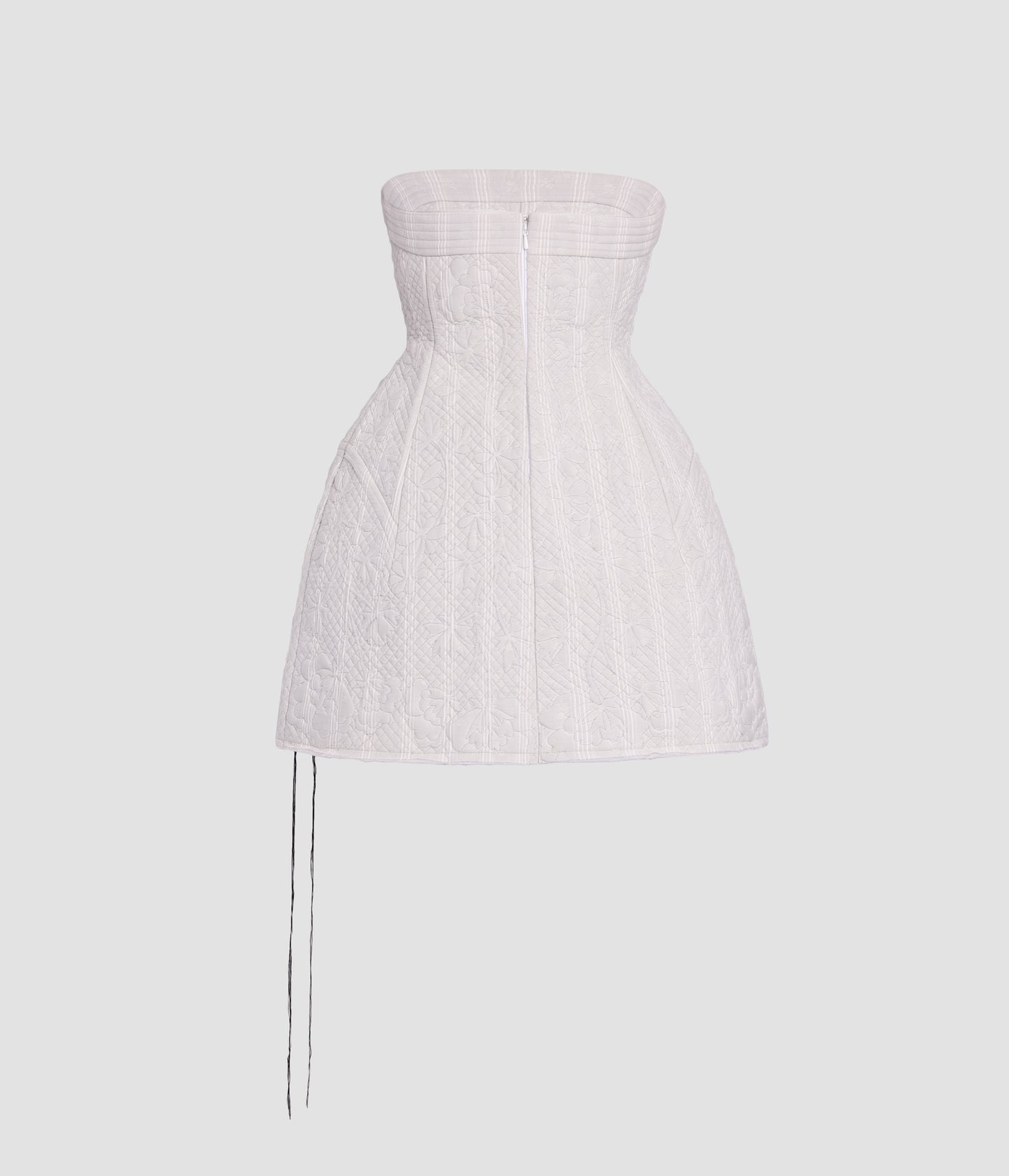 Embroidered Ditsy Cotton Hourglass Mini Dress