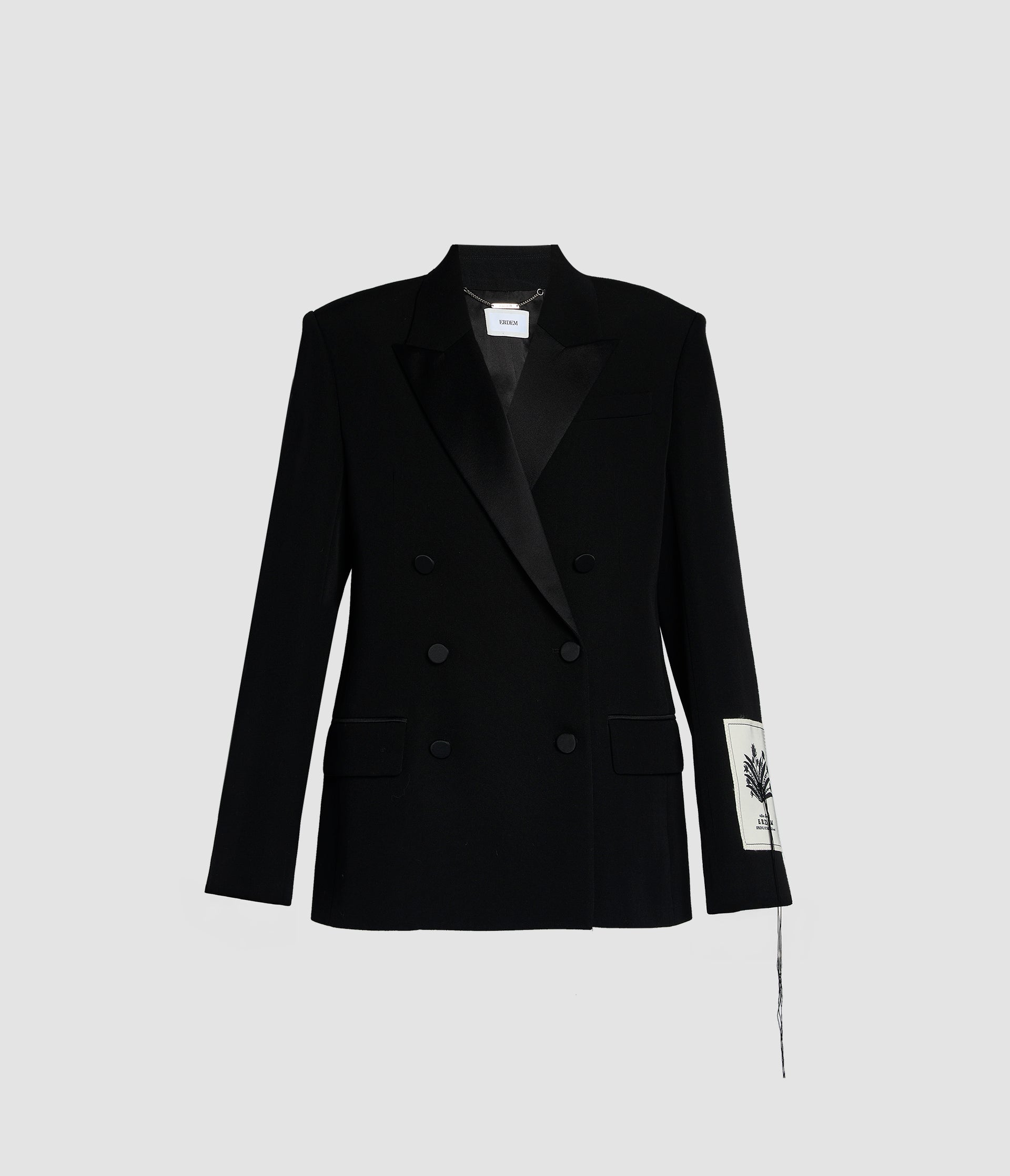 Grain De Poudre Double Breasted Blazer