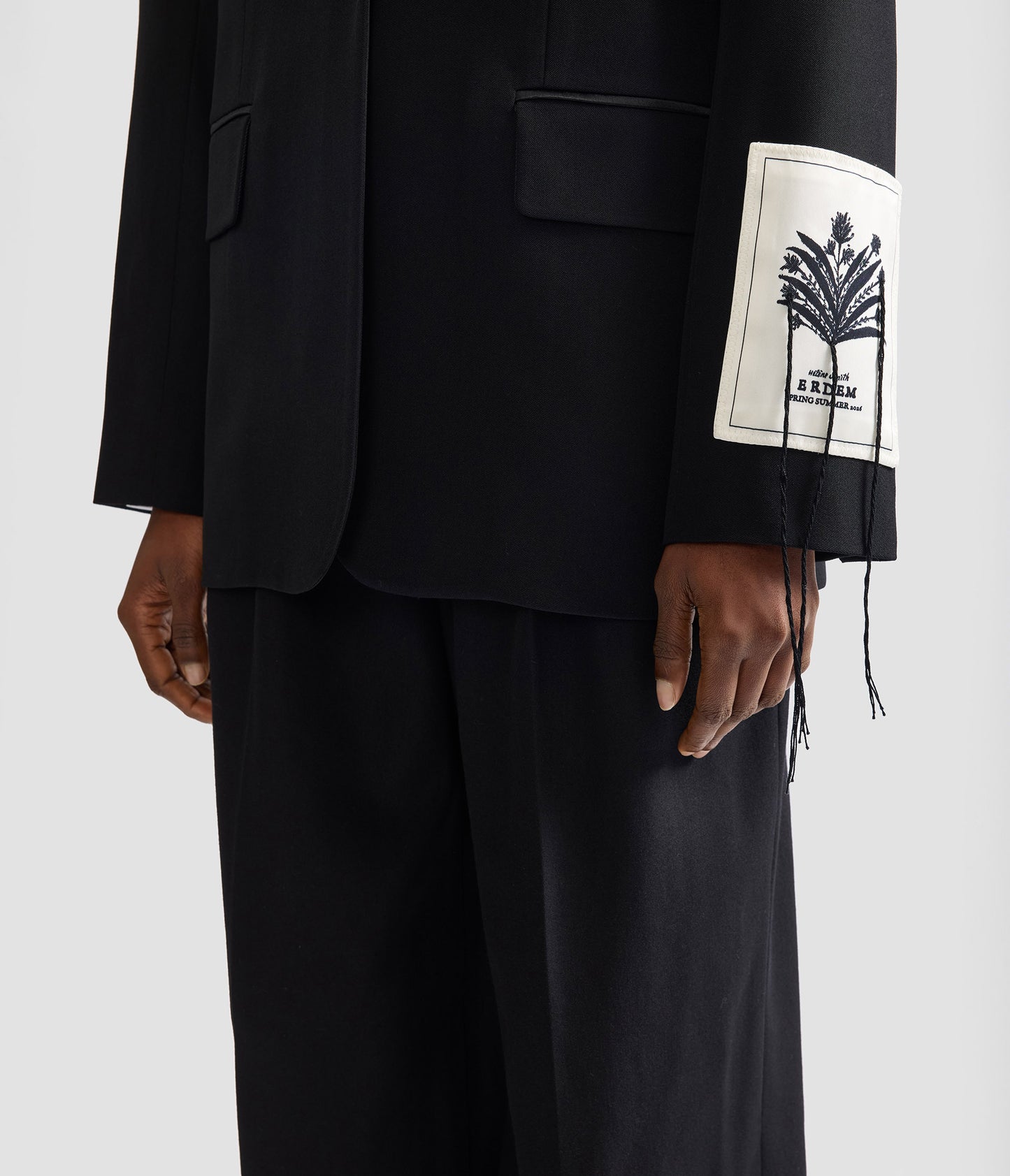 Grain De Poudre Single Breasted Blazer