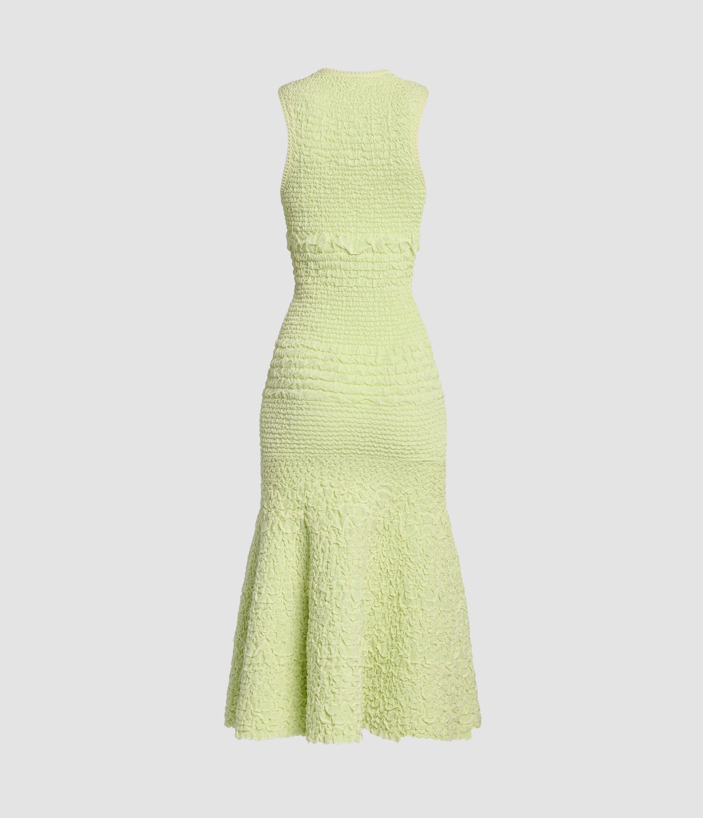Soft Quilting Fit And Flared Knit Dress
