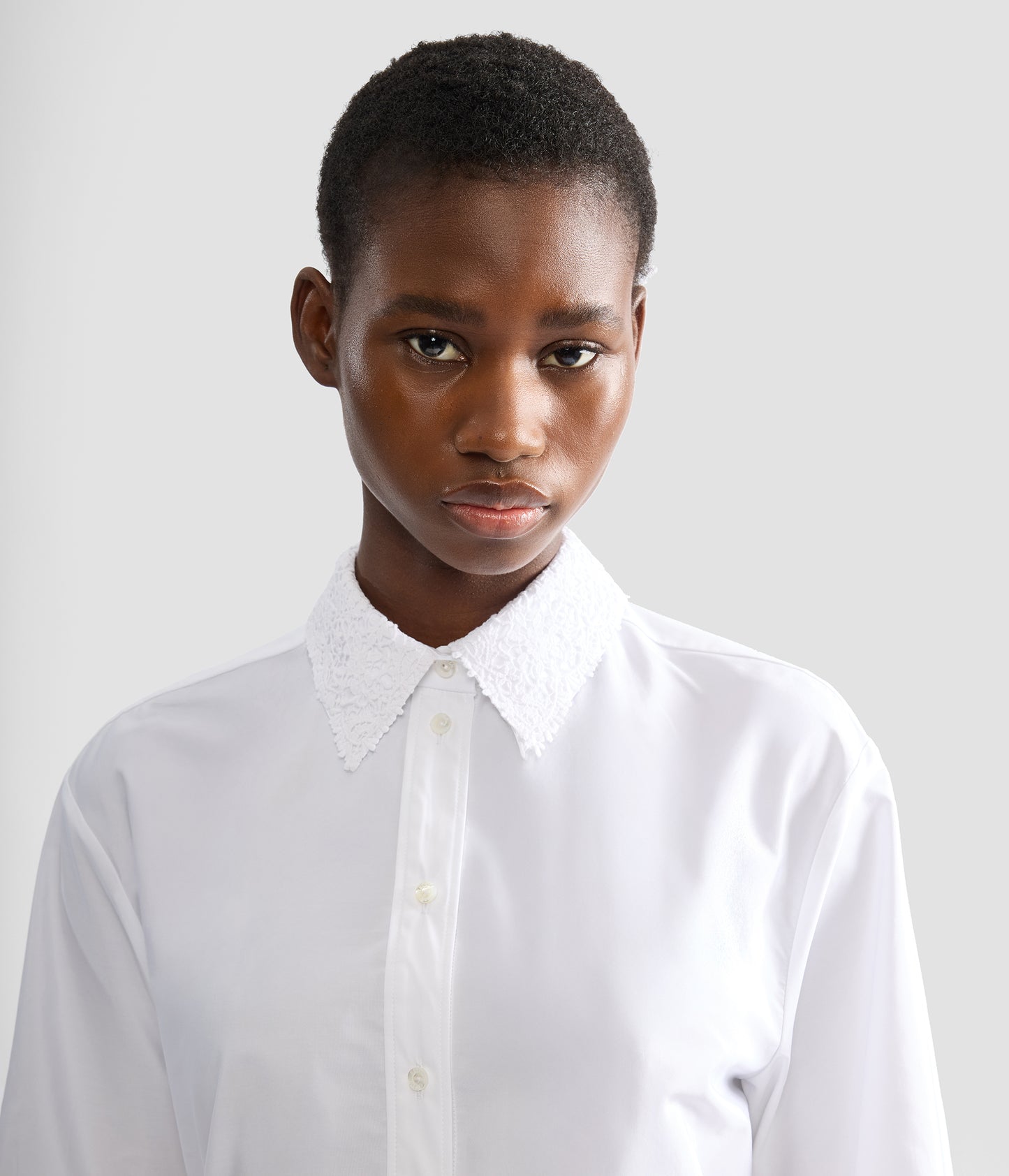 Cotton Poplin Long Sleeve Shirt