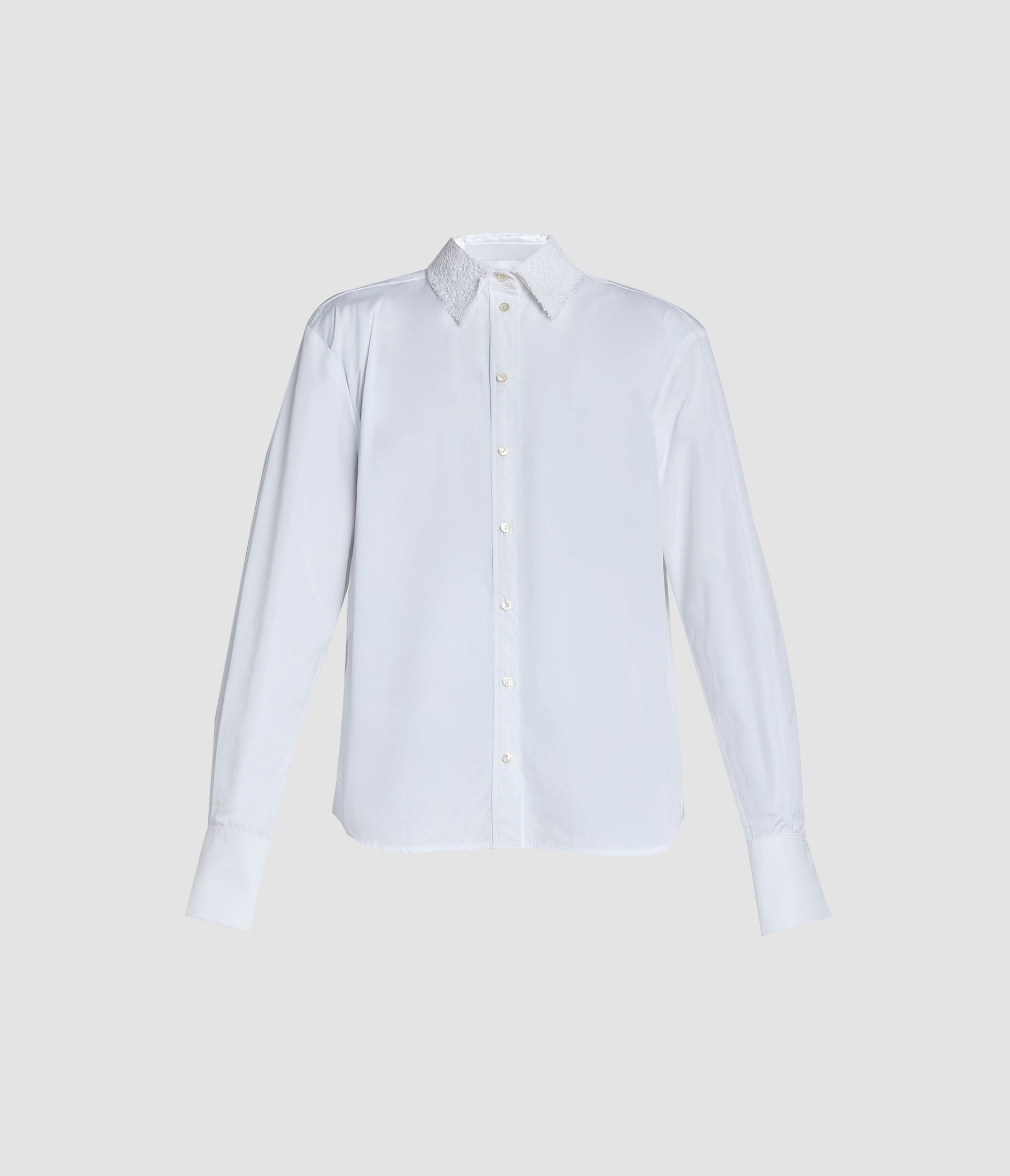 Cotton Poplin Long Sleeve Shirt