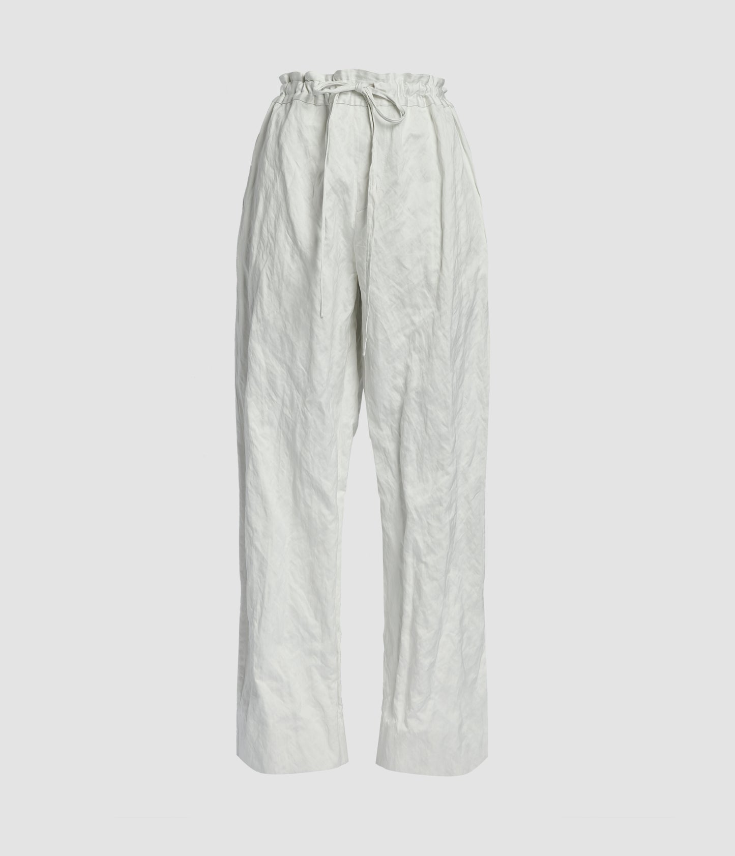 Metallised Cotton Drawstring Trouser