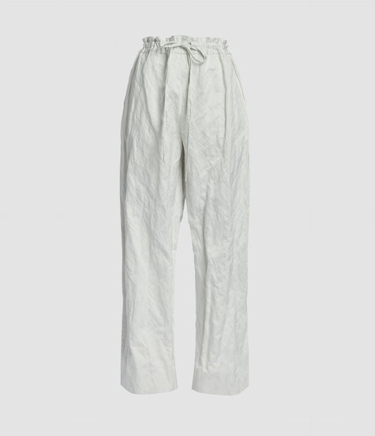 Metallised Cotton Drawstring Trouser