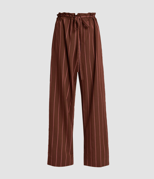 Striped Tailoring Drawstring Trouser