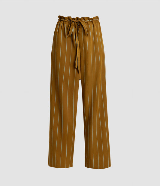 Striped Tailoring Drawstring Trouser