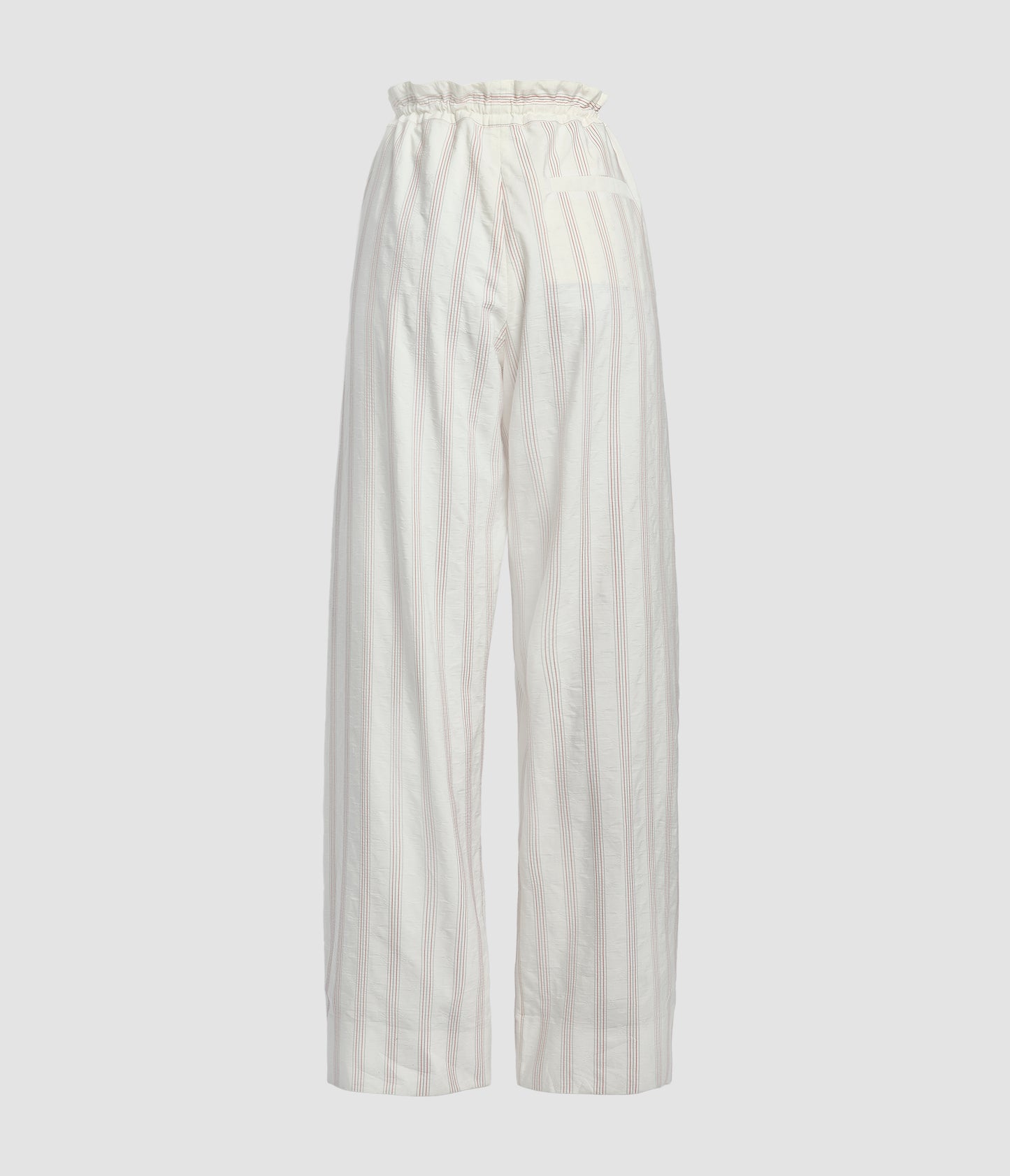Ditsy Cotton Stripe Drawstring Trouser