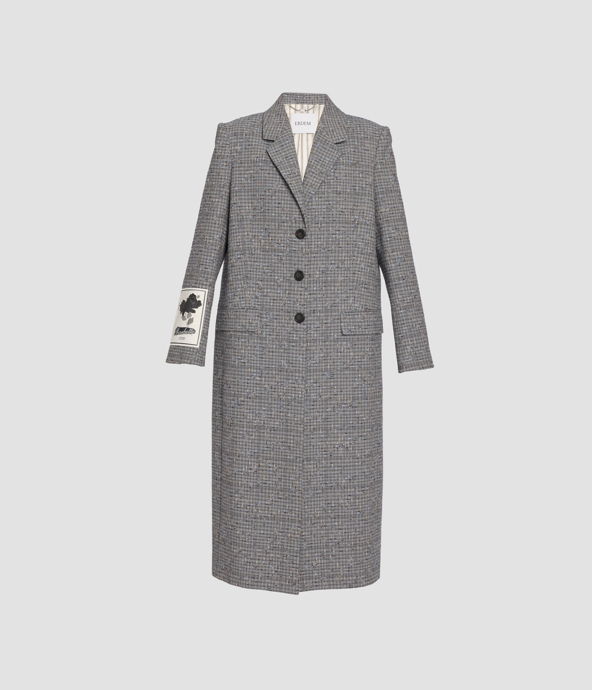 Donegal Check Single Breasted Fitted Coat