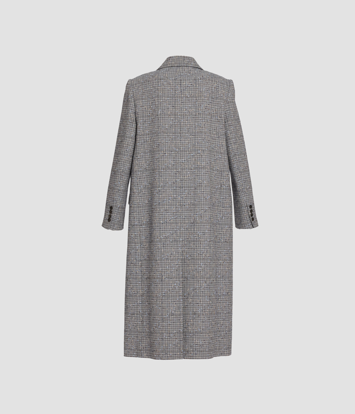 Donegal Check Single Breasted Fitted Coat