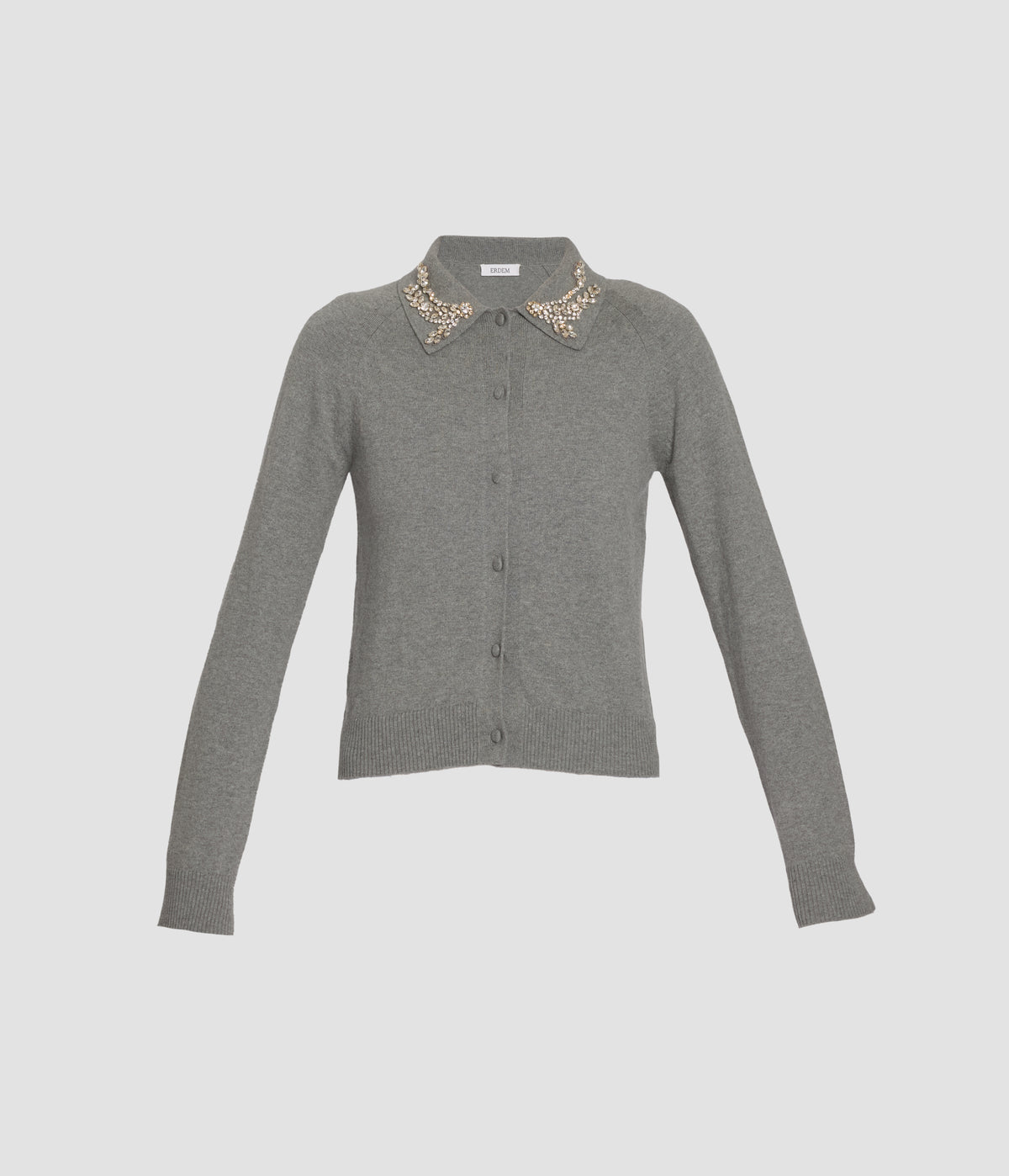 Embroidered Knit Cardigan