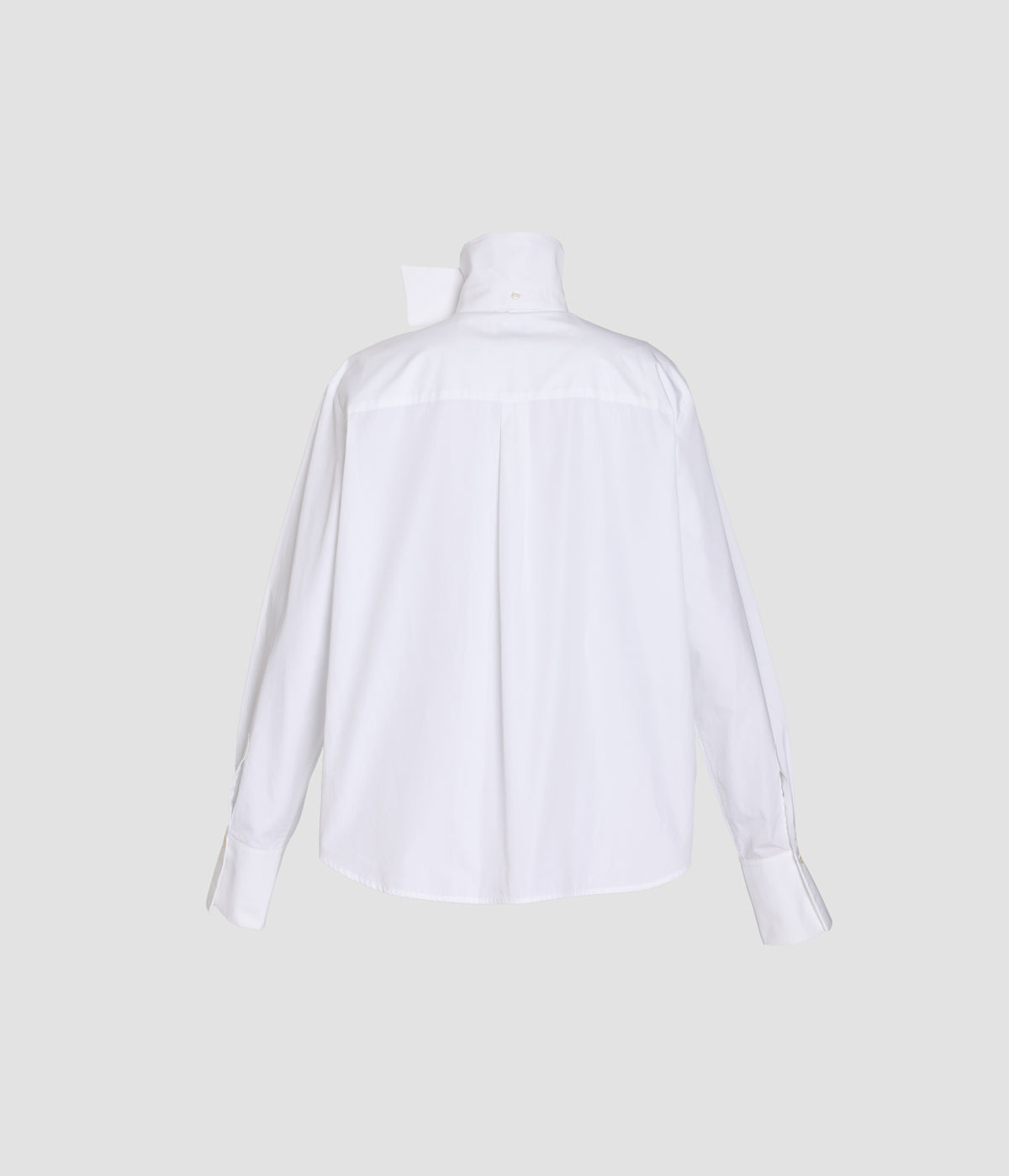Cotton Poplin Long Sleeve Fitted Shirt