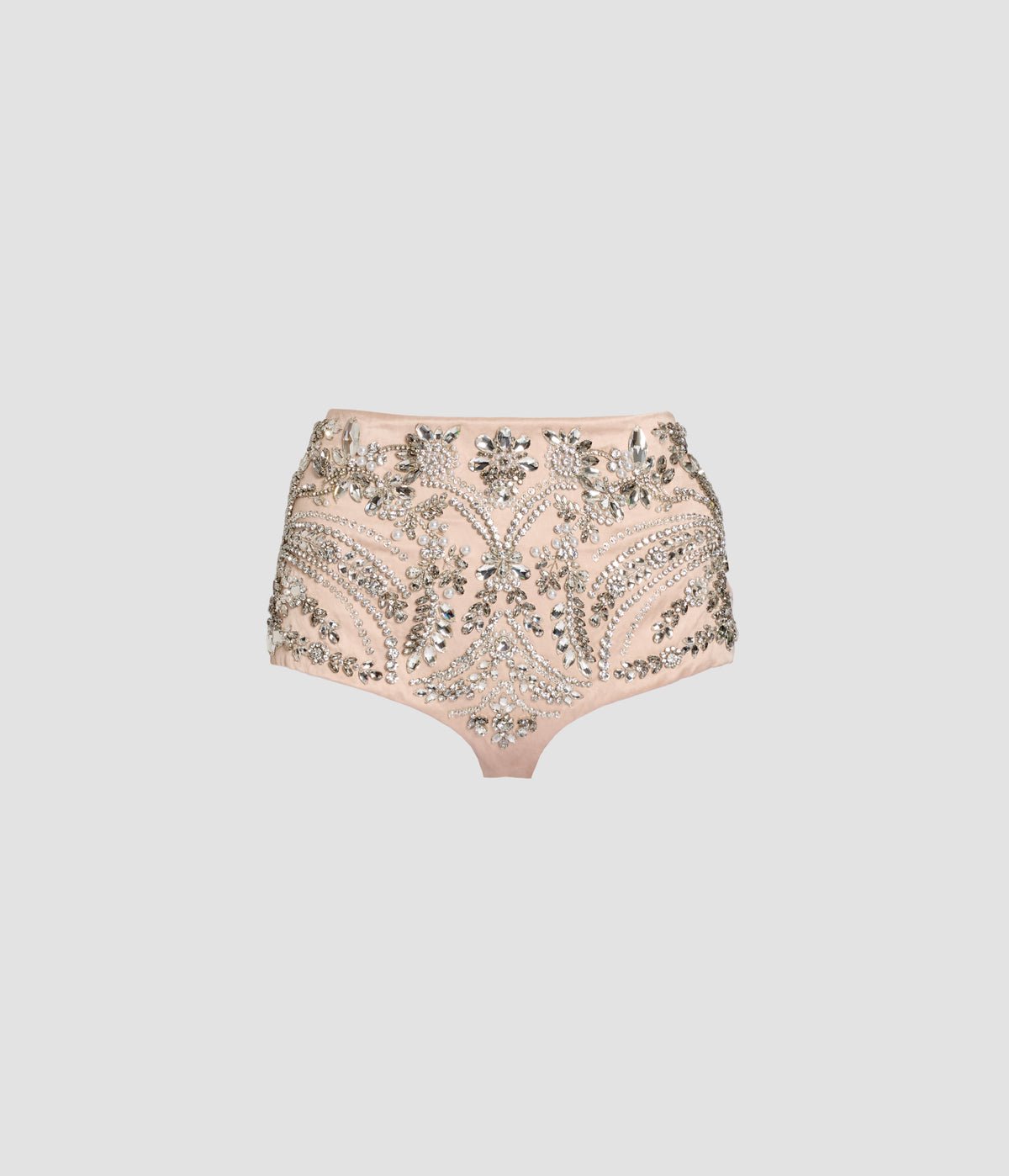 Embroidered Satin Pant