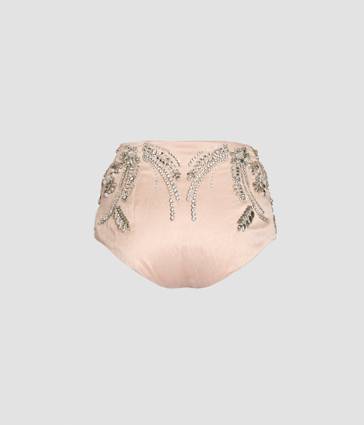 Embroidered Satin Pant