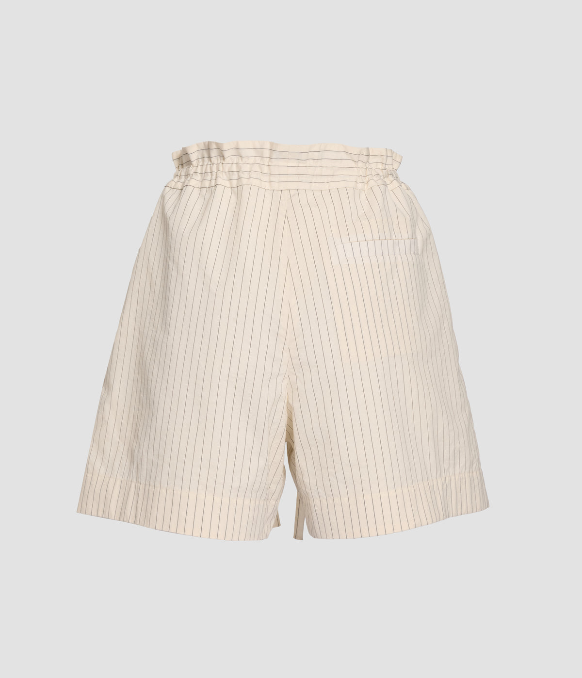 Pinstripe Cotton Shorts