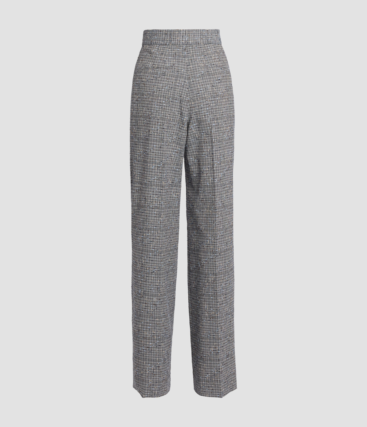 Donegal Check Wide Leg Trousers