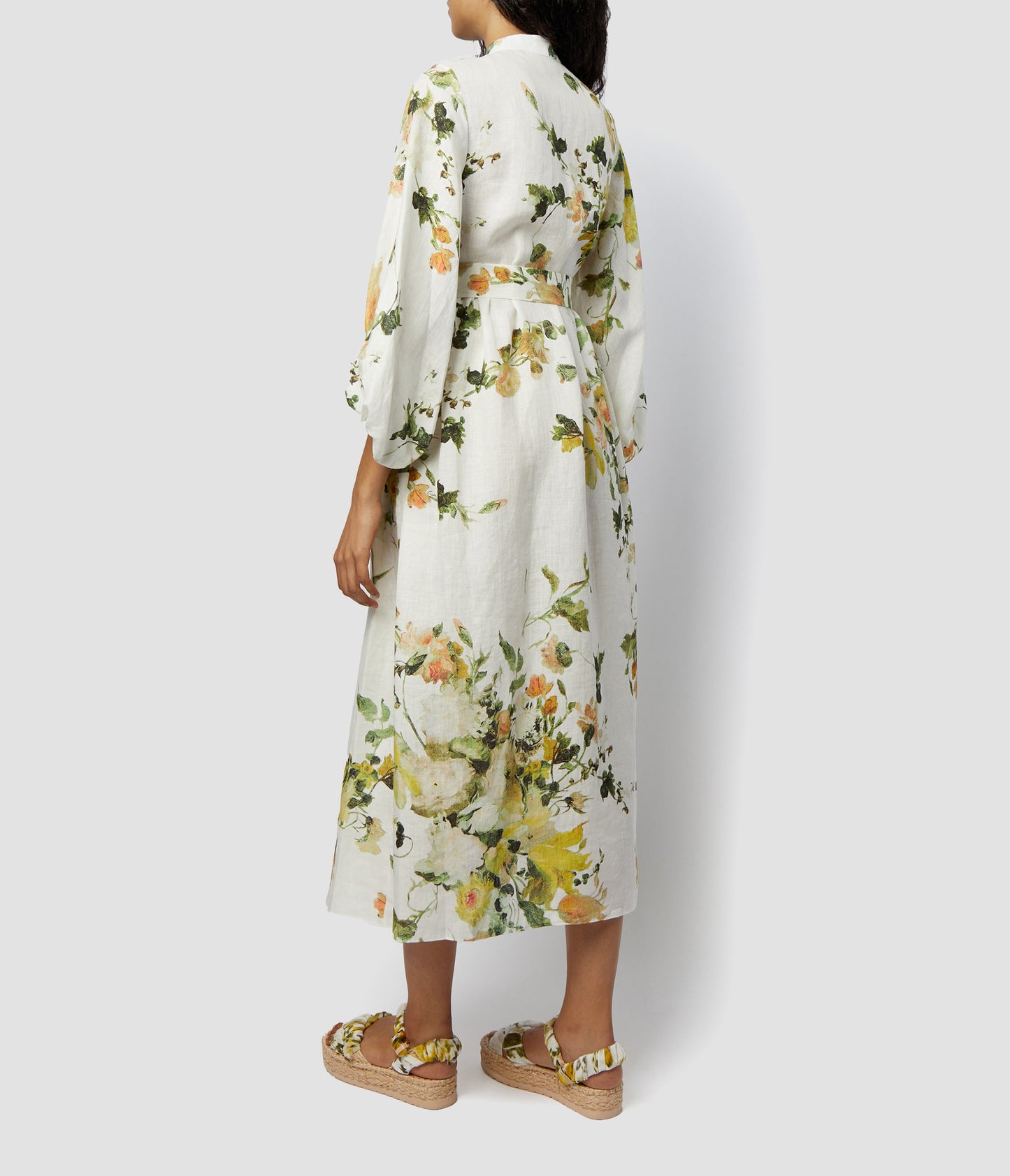 Nairne Dress Printed Linen