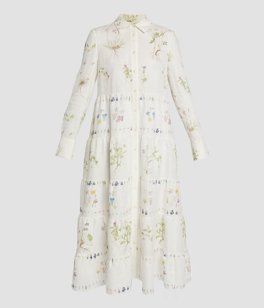 Long Sleeve Midi Shirt Dress