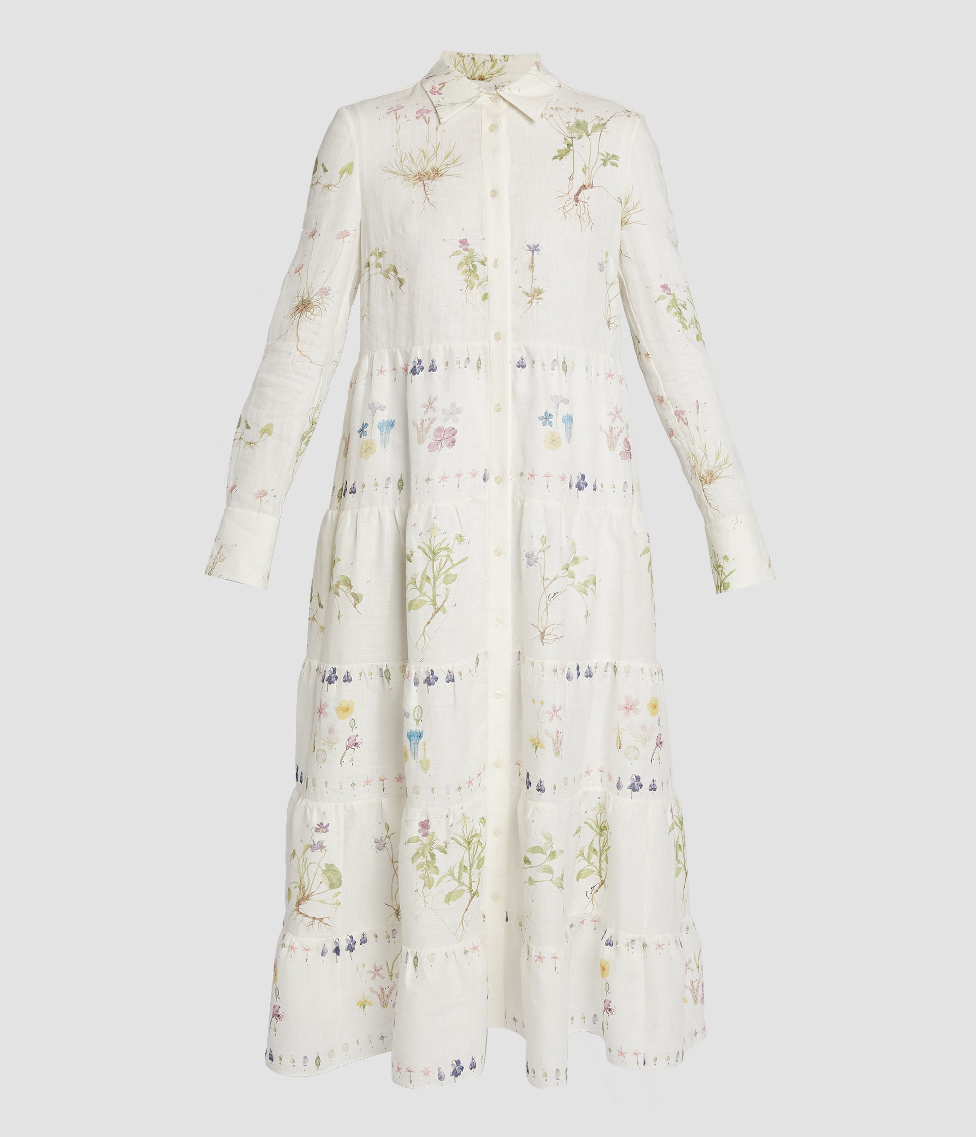 Long Sleeve Midi Shirt Dress